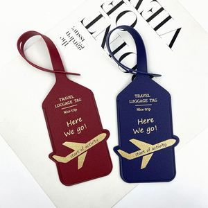 New Style Cruise Luggage Holder Pu Suitcase <b>Id</b> Set Beautiful Leather Baggage <b>Tag</b> With Loop for Gifts - Product Image 3