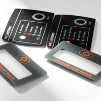 Étiquettes adhésives personnalisées pour panneaux PC, autocollants graphiques imperméables en PET à colle forte, pour emballage de contrôle électronique OEM