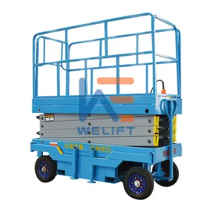 Hot Sale 4-18m Manual Movable Scissor Lift Hydraulic Mobile Electric Scissor Lift Platform