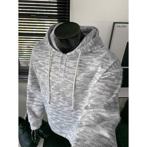 Sudadera con Capucha para Hombre, Estilo Urbano, Sin Cordones, Personalizable con Logotipo, Venta al Por Mayor 2026 - Product Image 3