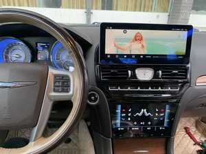 克莱斯勒300C 2011-2014 2015-2022带汽车全球定位系统导航的向上12.3 "屏幕 + 向下9.66" 交流面板汽车DVD立体声播放器 - Product Image 5