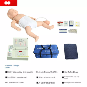 เครื่องจำลองช่วยฟื้นฟูหัวใจและหลอดเลือด CPR,เครื่องกู้ชีพสำหรับใช้ในการสอนการปฐมพยาบาลทางการแพทย์ <span class=keywords><strong>Neopuff</strong></span> Te - Product Image 2