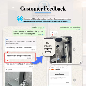 Panneau de douche intelligent en acier inoxydable 304 avec écran numérique, montage mural, finition brossée, jets, robinets de salle de bain en céramique - Product Image 6