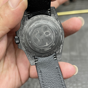 Luxury Men's Mechanical <b>Watch</b> with Custom Carbon Fiber <b>Case</b>, Exclusive Unique Carbon Fiber Pattern, High-end Craftsmanship - Product Image 4
