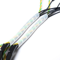 Banda Espiral de Polietileno Rentable para Envolver Cables, Funda Flexible para Cables, Protector de Cables, Se Puede Personalizar el Color y las Especificaciones