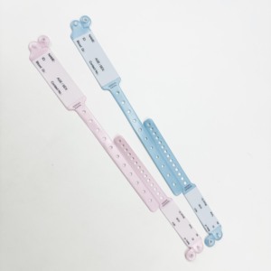 2024 monouso paziente ospedale medico scritto sulla madre e bambino braccialetti con numero di serie - Product Image 2
