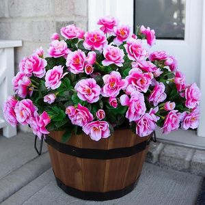 Artificial Azalea <b>Flowers</b> <b>Silk</b> <b>Flower</b> Bouquet 30cm-100cm Wedding Home Decoration Garden Ornament - Product Image 3