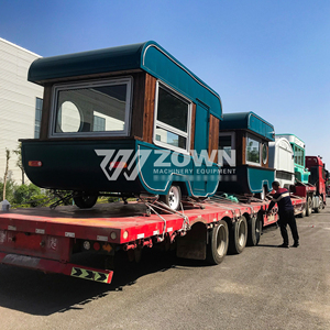 รถขายอาหารเคลื่อนที่ขนาดใหญ่แบบกำหนดเอง พร้อมอุปกรณ์ครัวครบครันสำหรับร้านกาแฟ รถเข็นขายอาหารริมทาง นิยมใช้ในร้านอาหาร - Product Image 2