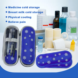 Bolsa de Gel Reutilizable con Logotipo Personalizado para <span class=keywords><strong>Terapia</strong></span> de Frío y Calor, Bolsa Enfriadora de <span class=keywords><strong>Insulina</strong></span>, Compresa de Hielo para Aliviar el Dolor de Rodilla, Hombro y Espalda - Product Image 6