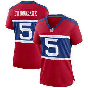 New York Jersey Voor Vrouwen Custom Amerikaanse Voetbalshirts Met Geborduurde Logo 'S Klassieke Sportkleding Korte Mouwen - Product Image 4