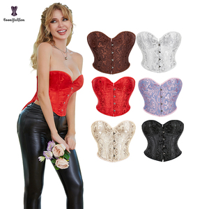 Corset Amincissant Grande Taille S-6XL, <span class=keywords><strong>Hauteur</strong></span> 23CM, Modèle Court, Fermeture 4 Busc, Ann Cherry Corset Victory - Product Image 1