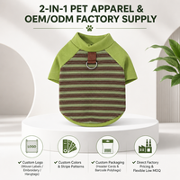 Vêtements pour Teckel Printemps Automne – Sweat-shirt rayé à deux pattes pour animaux de compagnie – Tenue chaude pour petits chiens – Pinscher miniature – Vente en gros