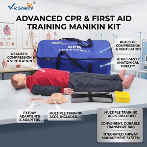 Maniquí <span class=keywords><strong>de</strong></span> Entrenamiento <span class=keywords><strong>de</strong></span> RCP Equipado para <span class=keywords><strong>Enseñanza</strong></span> Práctica <span class=keywords><strong>en</strong></span> Escuelas <span class=keywords><strong>de</strong></span> Medicina, Instituciones <span class=keywords><strong>de</strong></span> Primeros Auxilios y Departamentos <span class=keywords><strong>de</strong></span> Hospitales, con Certificación CE/ISO/ROHS - Product Image 2