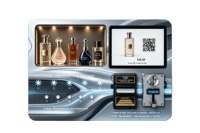 Distributeur automatique mural sécurisé de parfum en spray, paiement par pièces, multi-saveurs, libre-service