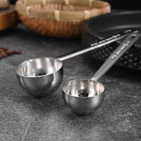 Accessoires de cuisson de thé Matcha de haute qualité Cuillère à mesurer à café en acier inoxydable à long manche personnalisée