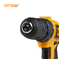 Perceuse sans fil DINGQI 18V à 2 vitesses, ensemble de perceuses électriques 20V, outils de perçage sans fil avec batterie et chargeur