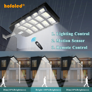 1000 Вт 2000 Вт 3000 Вт 4000 Вт индукционный датчик освещения парковки Светодиодный прожектор все в одном Интегрированный Солнечный свет уличный - Product Image 4