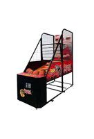 Machine de jeu d'arcade de basket-ball en plastique QSL Amusement Street, machine de tir à monnayeur pour bar sportif, alimentation 110/220V, 2 joueurs