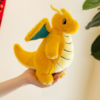 Peluche Pokémon Quick Dragon, Dinosaure, Poupée de dessin animé, en coton ultra doux, Kawaii, anti-stress, mignonne, pour la table, Anniversaire