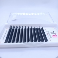 J B C CC D DD L LC LD M Curl Easy Fan Extension de Cils Doux 0.05mm Cachemire Logo Personnalisé Extensions de Cils