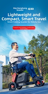 2025 Meistverkaufter Persönlicher Stabiler Tragbarer Reise-Mobilitätsroller Q40-1 Mobilitätsroller - Product Image 4