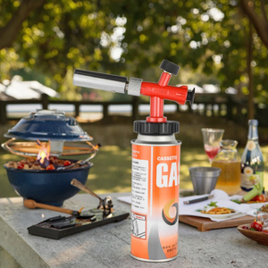 KLL8838DF briquet de camping à gaz pistolet à flamme culinaire BBQ torche au butane pour torches de soudage de camp sauvage - Product Image 5