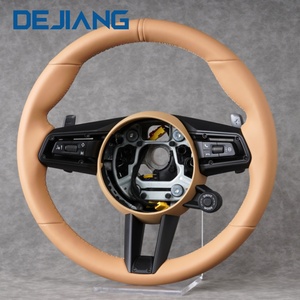 Volante Deportivo de Cuero Completo de Alta Calidad para <span class=keywords><strong>Porsche</strong></span> <span class=keywords><strong>CARRERA</strong></span> GT 991 911 992 718, <span class=keywords><strong>Precio</strong></span> de Fábrica, Listo para Instalar, Personalizado - Product Image 2