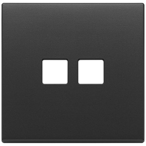 2Mx2 Flat <b>Plate</b> Anthracite Grey Wall <b>Switch</b> Cover 9.5 In Length 1.4 In Height - Product Image 1