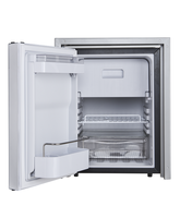 Refrigerador Portátil Vertical Huayi con Compresor Potente para RV/Auto, con Capacidad de 50L y Diseño de Doble Zona