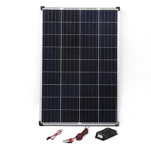 热卖100w 18v多晶太阳能电池板高效电池家用太阳能