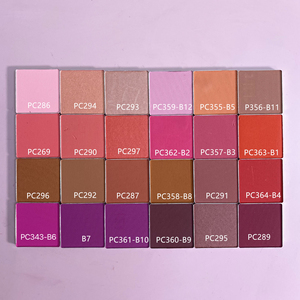 Venta al por mayor de paleta de rubor <span class=keywords><strong>bronceador</strong></span> resaltador vegano de etiqueta privada, maquillaje facial personalizado, paletas de rubor sin talco de alto pigmento - Product Image 4