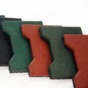 최고의 가격 뼈 모양 고무 말 안정 매트/개 뼈 모양 고무 벽돌 타일 - Product Image 1