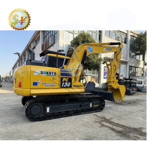 Excavadora Usada Komatsu Pc130-7 PC130-8 Original YAGUAN de Alto Rendimiento con Cuchilla de Pulgar y Acoplador Rápido - Product Image 2