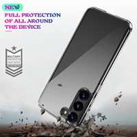 Casing HP Transparan Anti Benturan Akrilik TPU Sederhana untuk Samsung S23