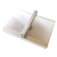 Panneau creux en forme de U de connexion de feuille de polycarbonate de 8mm avec enduit UV
