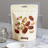 Droog fruit plastic verpakking zakje met ritssluiting, hoge barrière, vershoudend, anti-vervuiling, waterdicht, voedselveilig.
