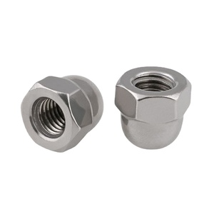 Grosir baut dan mur 5/16 "-18 Acorn Cap Cina sumber pabrik sekrup 304 316 Stainless Steel 18-8 Cap kacang Hex Domed Cap kacang - Product Image 6