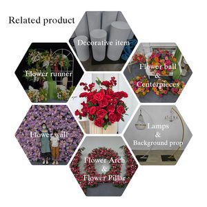 Fleurs de rose rouges artificielles en soie faites à la main, réalistes, romantiques, pour la décoration de mariage, la rentrée scolaire, accessoires de décoration et boules de fleurs - Product Image 5