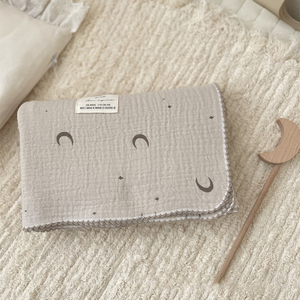 사용자 정의 라벨 100% 코튼 슈퍼 소프트 모슬린 면 흡수 인쇄 꽃 포대 신생아를 위한 담요를 받고 - Product Image 5