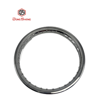 Rines de Acero Cromado para Motocicleta Tipo WM de 36 Orificios, 1.85x16 17 18 19 21 Pulgadas, Directo de Fábrica, Disponibles en Stock, Alta Calidad