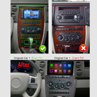 Autoradio Jeep Commander XK 2007 2008 Android Auto CarPlay GPS Navi Mirror Link 4G 5G WiFi Écran tactile BT DSP Stéréo AUX