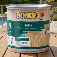 BONDEX Elite Huile liquide bio-sourcée à base d'eau pour terrasses, longue durée, avec forte protection UV pour terrasses en bois, 5 litres