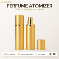 Flacon de parfum personnalisé de 10 ml avec bouchon magnétique doré, atomiseur à pompe pressurisé, atomiseur de parfum de 5 ml