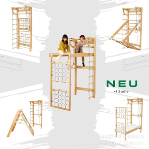 Tout-petits jouet balançoires ensembles <span class=keywords><strong>escalade</strong></span> en bois massif barre de singe mural intérieur aire de jeux en bois corde cadre d'<span class=keywords><strong>escalade</strong></span> grand - Product Image 1