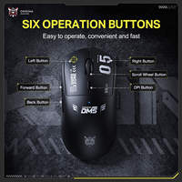 Souris de jeu personnalisée OEM ONIKUMA DM05, ergonomique, rechargeable, optique, tri-mode (2.4G, filaire), best-seller B2B