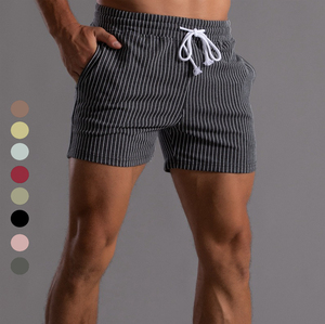 Nouvelles tailles plus shorts de course de bain décontractés solides pour hommes séchage rapide vêtements de plage écologiques basket-ball avec cordon de serrage réglable - Product Image 1