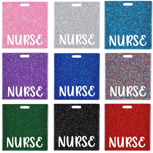 ที่กําหนดเองอะคริลิคป้ายทางการแพทย์BuddyกับGlitter DIYป้ายผู้ถือRN Registeredพยาบาลอุปกรณ์เสริมสํานักงานตกแต่งทุกวัน - Product Image 3