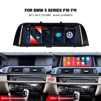 Lecteur DVD de voiture Android 14 10,25 pouces Radio Multimédia Navigation GPS pour BMW Série 5 F10 F11 2011 - 2017 CIC NBT WIFI CARPIAY