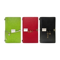 SIDAIXUE Vertikales Format Nachfüllbares Reisetagebuch PU-Leder-Einband Individuelles Design Druckbares Bullet Journal