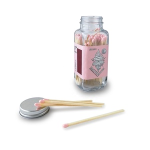 Hot Sale New Glass Bottle <strong>Matches</strong> Mix Colors Matchsticks Custom Safety <strong>Matches</strong> <strong>in</strong> <strong>Jar</strong> - Product Image 5